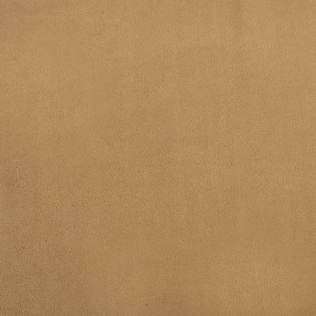 Kinderbank Met Voetensteun 100X50X30 Cm Fluweel Bruin