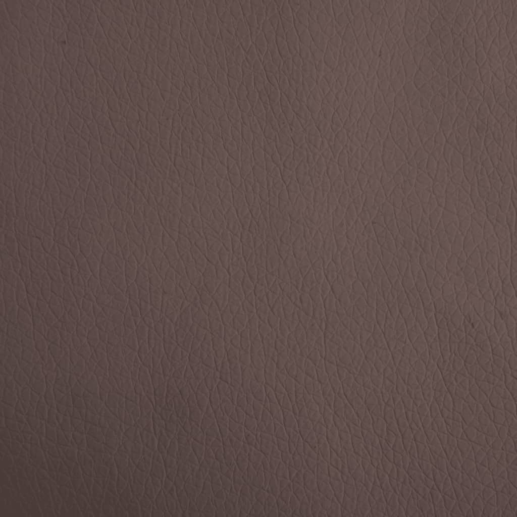 Kinderbank Met Voetensteun 100X50X30 Cm Kunstleer Bruin