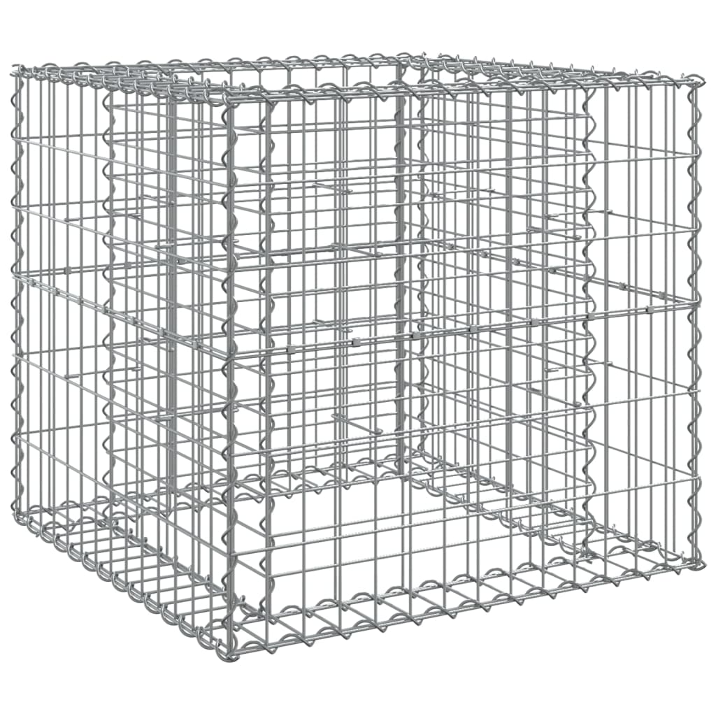 Schanskorf 70X70X65 Cm Gegalvaniseerd Ijzer Zilverkleurig