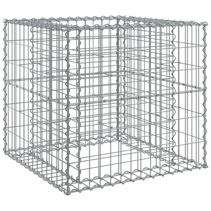 Schanskorf 70X70X65 Cm Gegalvaniseerd Ijzer Zilverkleurig
