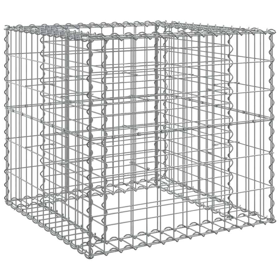 Schanskorf 70X70X65 Cm Gegalvaniseerd Ijzer Zilverkleurig