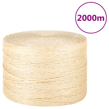 Touw 3 mm 2000 m 100% sisal 3 mm 2000 m