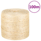 Touw 4 Mm 100 M 100% Sisal