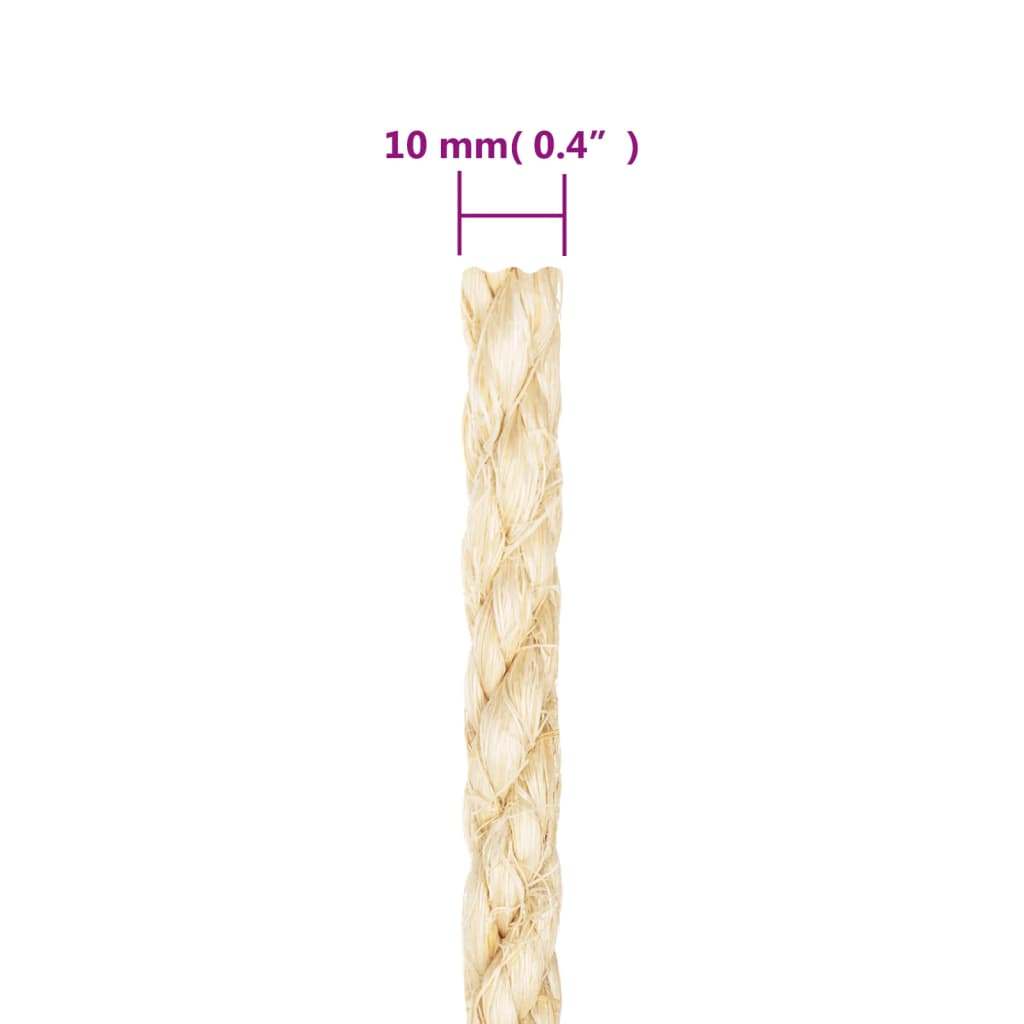 Touw 100% Sisal 10 mm 500 m