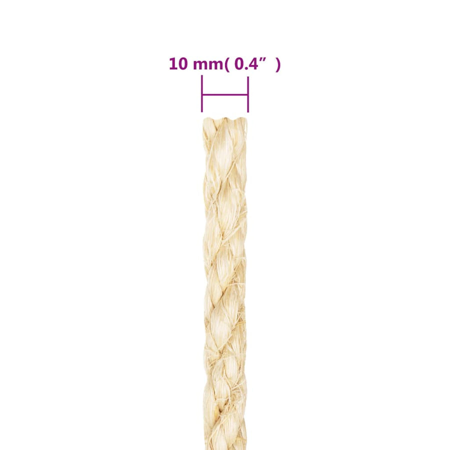 Touw 100% Sisal 10 mm 500 m