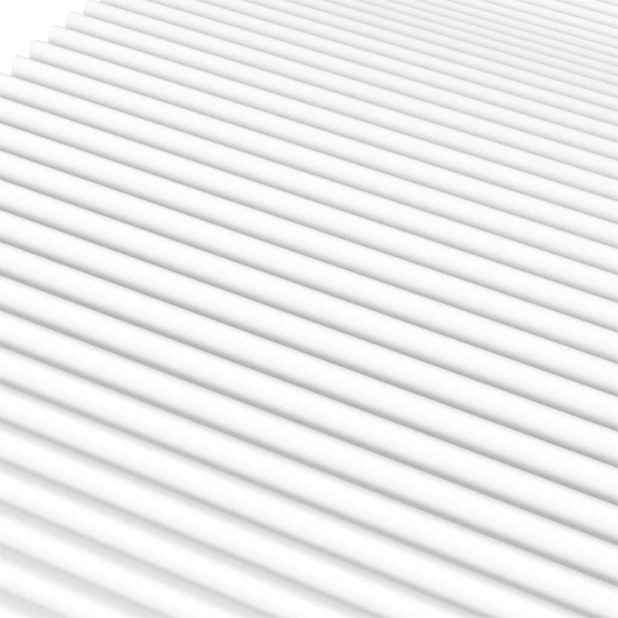 Slaapbank Stof Kleurig 80 x 200 cm Crème met matras