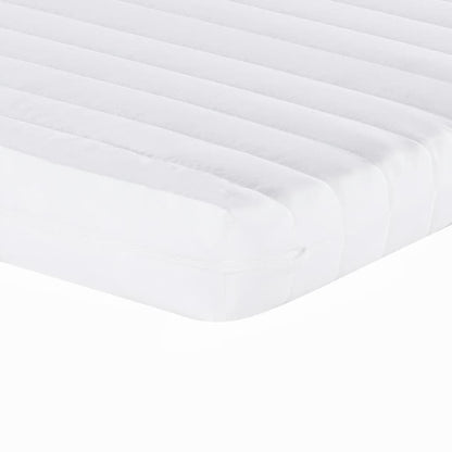 Slaapbank onderschuifbed en matrassen 100x200 cm fluweel roze