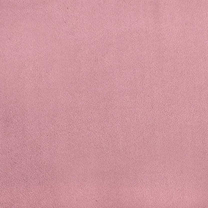 Slaapbank met onderschuifbed en lades 100x200 cm fluweel roze