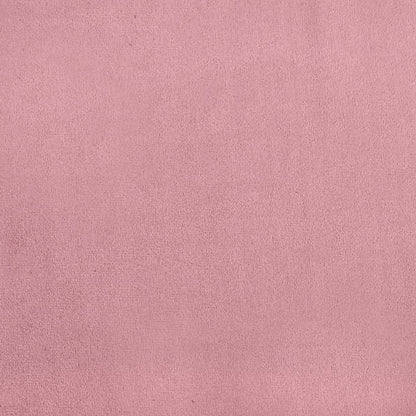 Slaapbank met onderschuifbed en lades 100x200 cm fluweel roze