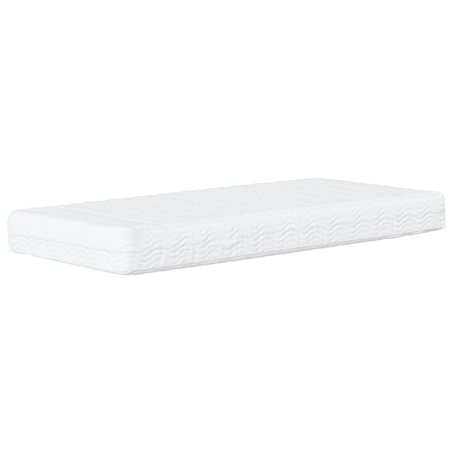 Slaapbank Stof 80 x 200 cm Zwart met matras