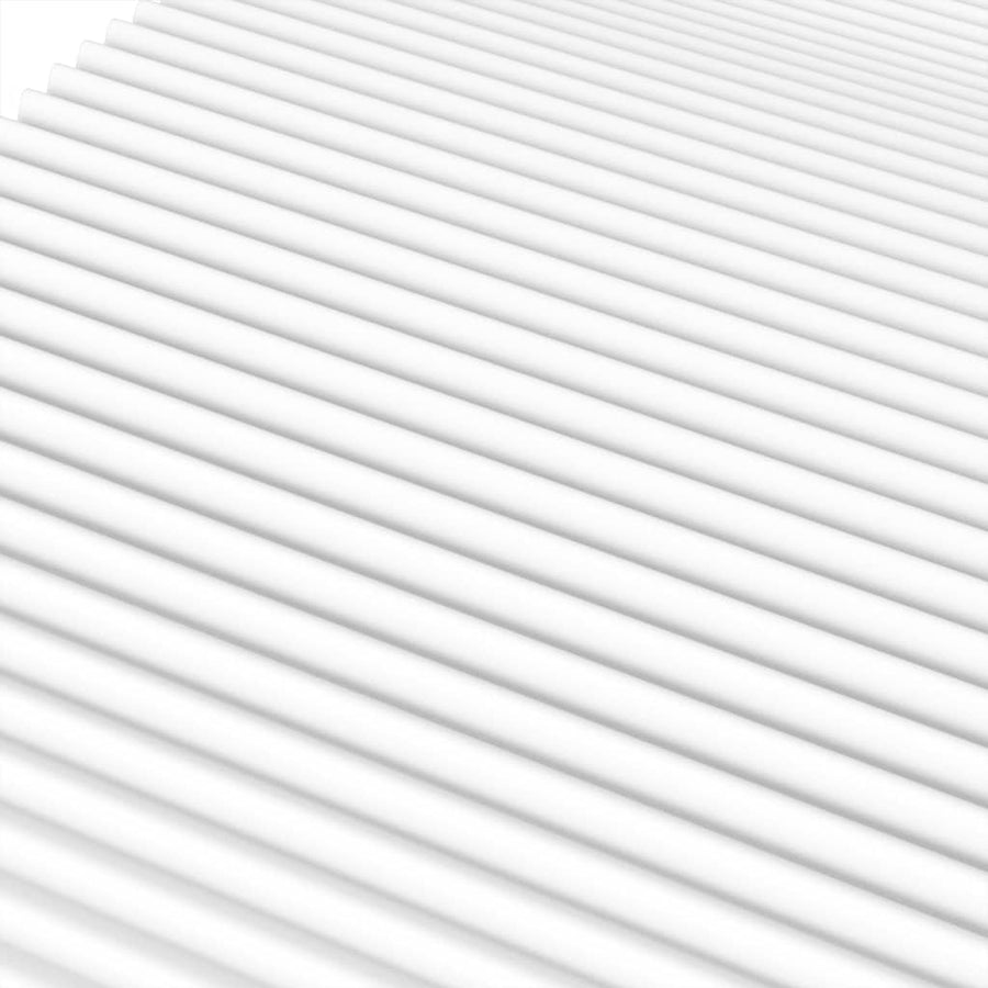 Slaapbank Stof 90 x 190 cm Lichtgrijs met matras