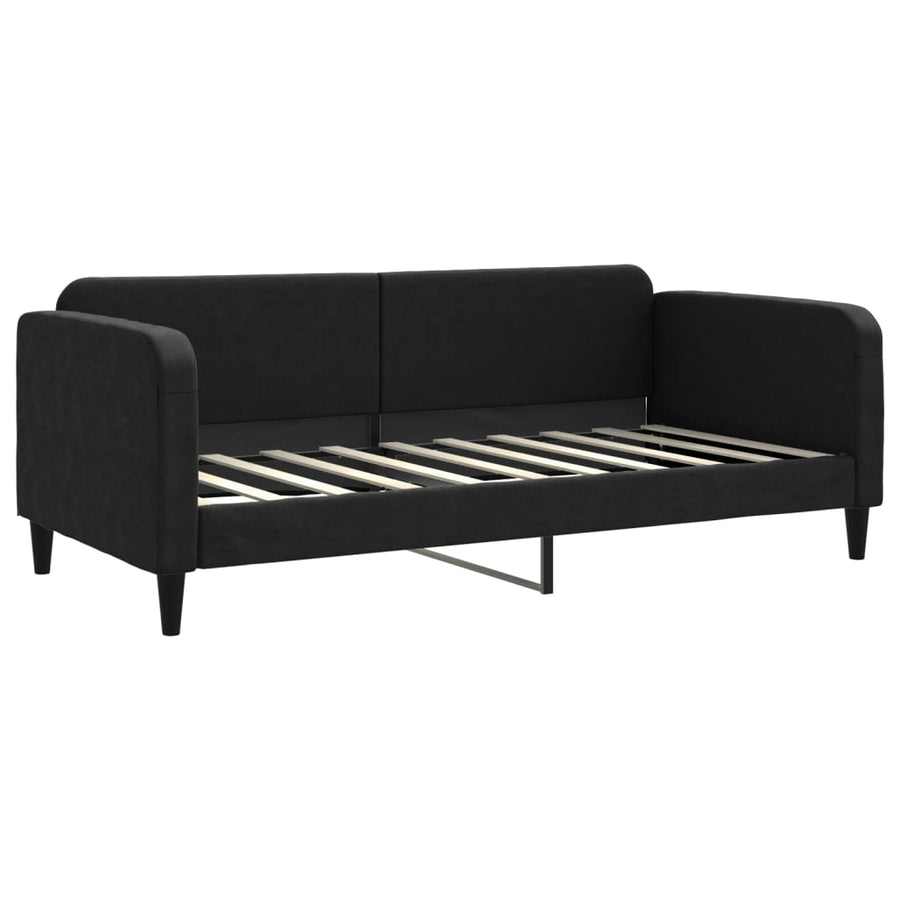 Slaapbank Met Onderschuifbed En Lades Stof 90 x 190 cm