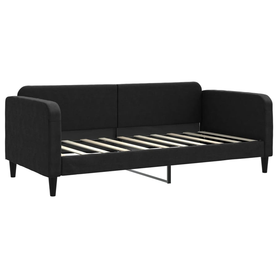 Slaapbank Met Onderschuifbed En Lades Stof 90 x 190 cm