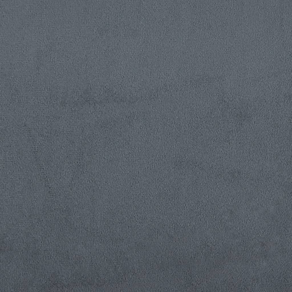 Slaapbank Onderschuifbed Matrassen 80X200Cm Fluweel 80 x 200 cm Donkergrijs