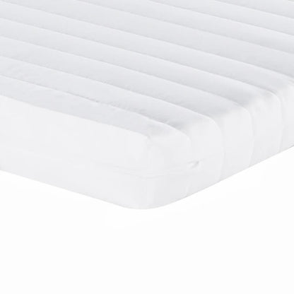 Slaapbank onderschuifbed en matrassen 100x200 cm fluweel roze