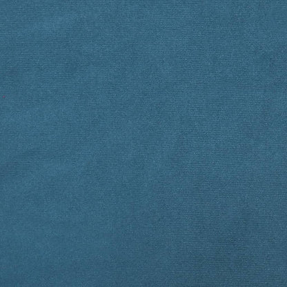 Slaapbank Met Onderschuifbed En Lades 90X200 Cm Fluweel Blauw 90 x 200 cm met onderschuifbed en lade en matras