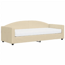 Slaapbank Stof Kleurig 80 x 200 cm Crème met matras