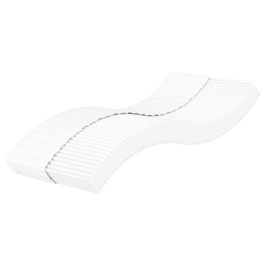 Slaapbank Stof 90 x 200 cm Lichtgrijs met matras