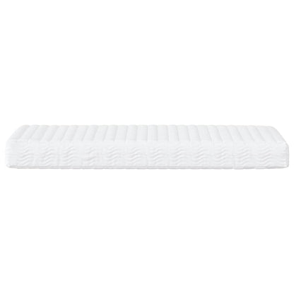 Slaapbank Stof 90 x 190 cm Lichtgrijs met matras