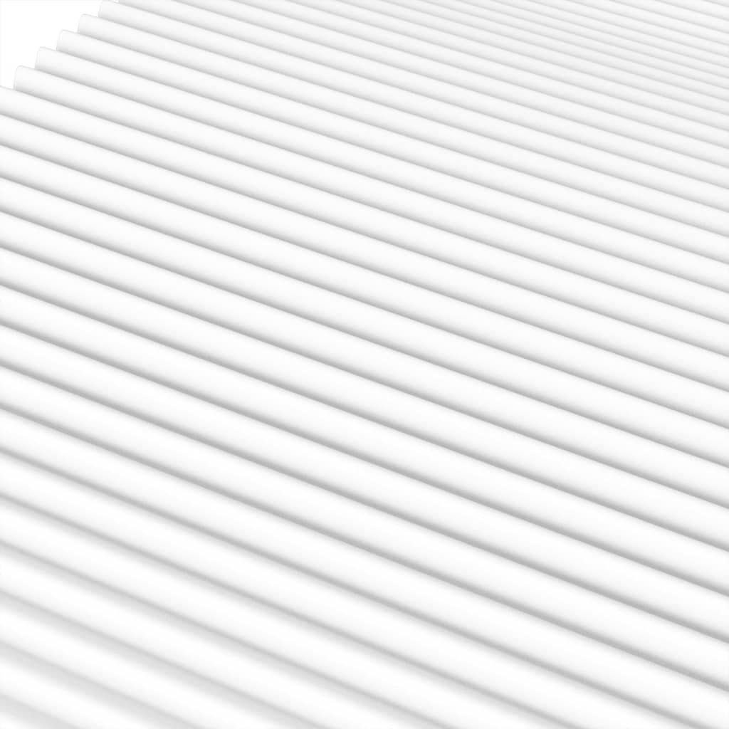 Slaapbank Stof 90 x 190 cm Lichtgrijs met matras