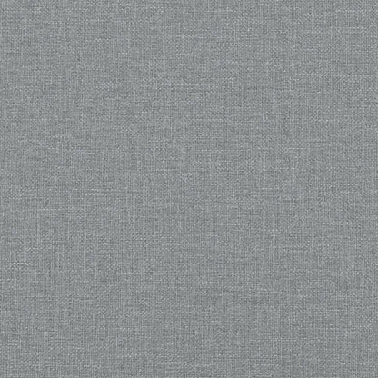 Slaapbank Stof 90 x 190 cm Lichtgrijs met matras