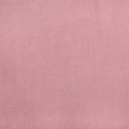 Slaapbank met onderschuifbed en lades 80x200 cm fluweel roze