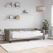 Slaapbank met matras 80x200 cm taupe