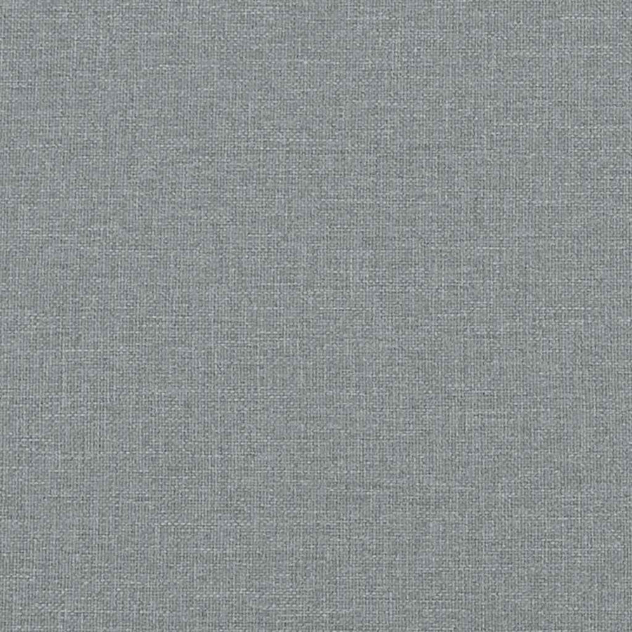 Slaapbank met onderschuifbed lades 100x190 cm stof lichtgrijs