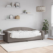 Slaapbank 80x200 cm stof taupe