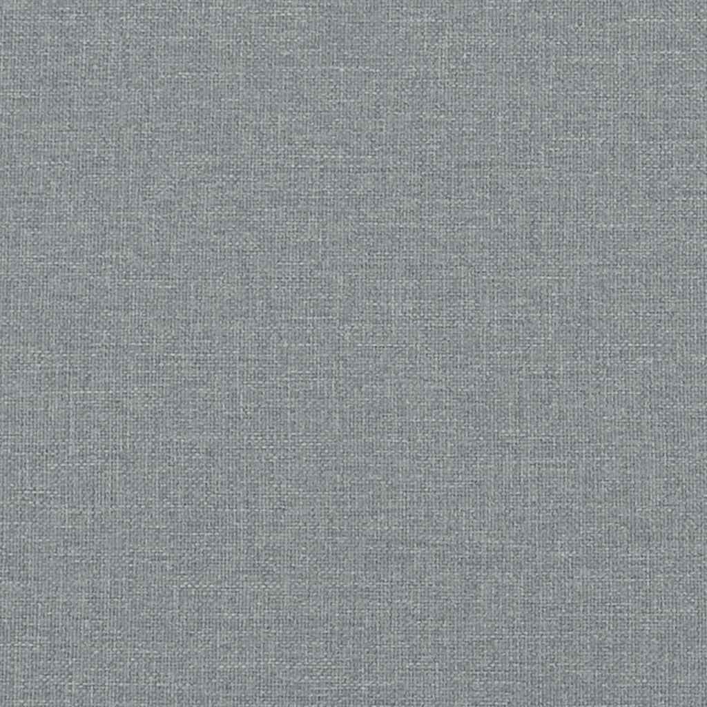 Slaapbank onderschuifbed lades 100x190 cm stof lichtgrijs (VS)