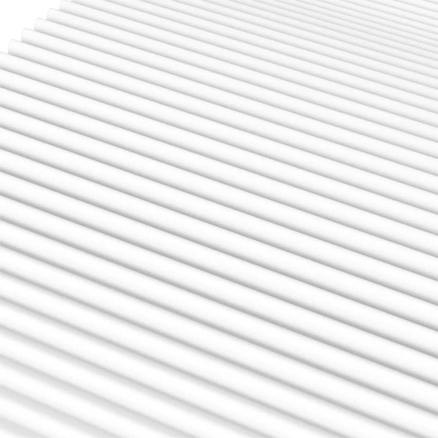 Slaapbank Stof Kleurig 80 x 200 cm Crème met matras