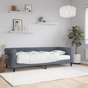Slaapbank 80x200 cm fluweel donkergrijs