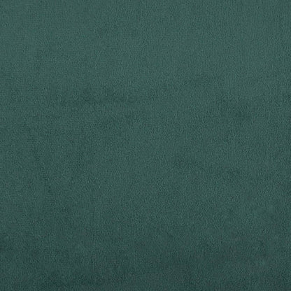 Slaapbank met matras 90x200 cm fluweel donkergroen
