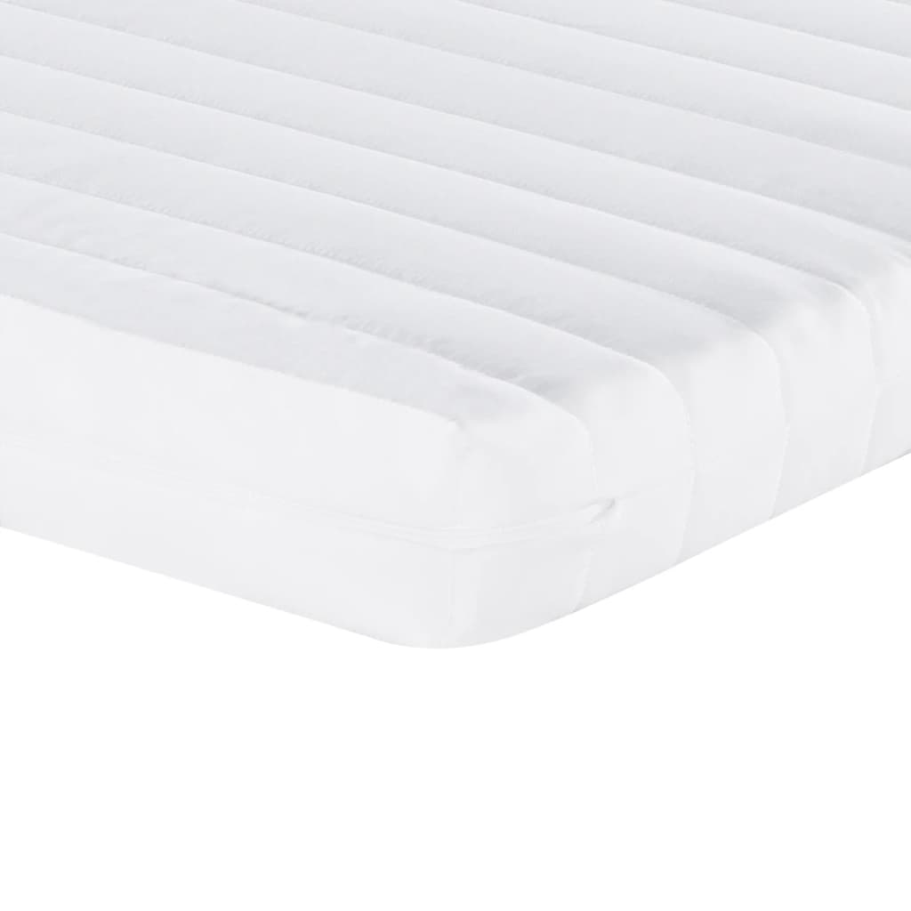Slaapbank onderschuifbed en matrassen 100x200 cm fluweel roze