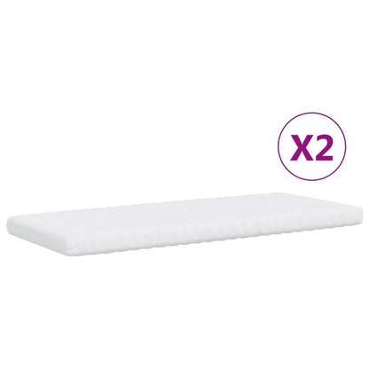 Slaapbank met onderschuifbed en lades 100x200 cm fluweel roze