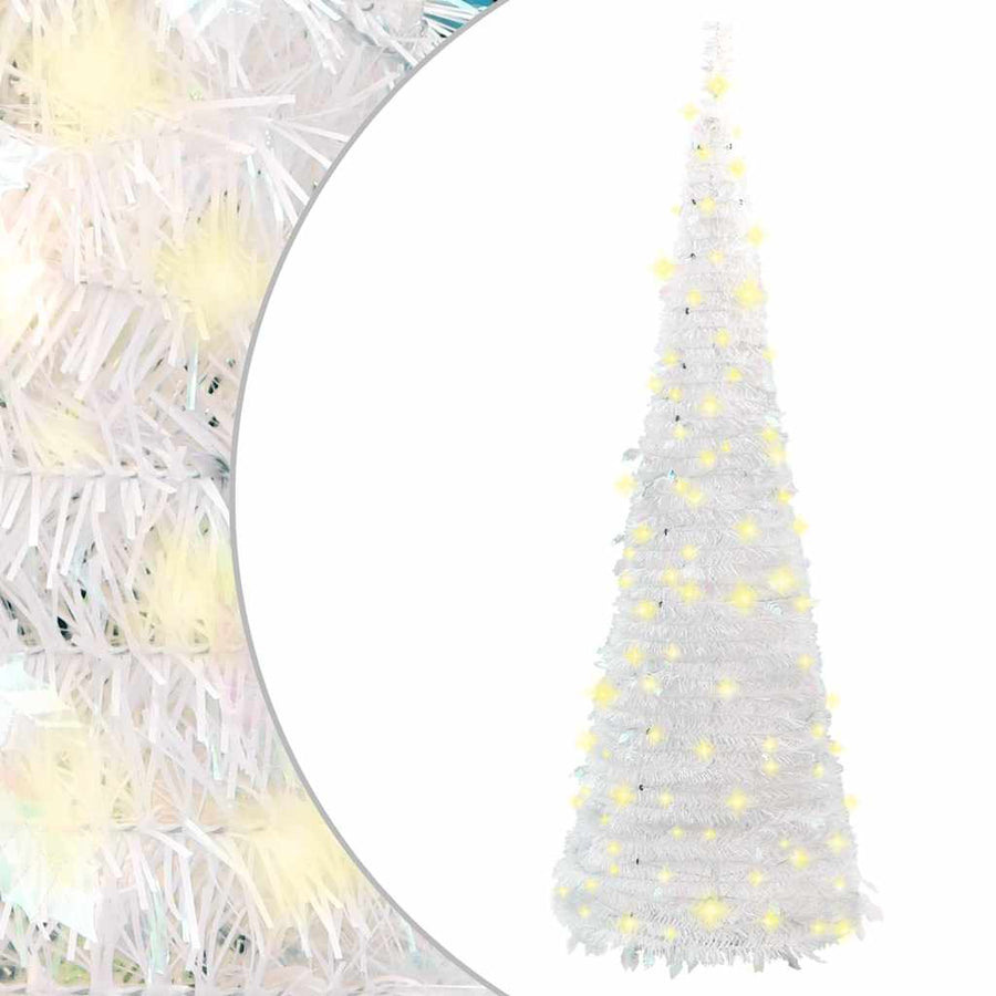 Kunstkerstboom Pop-Up 100 Led's Wit 150 cm