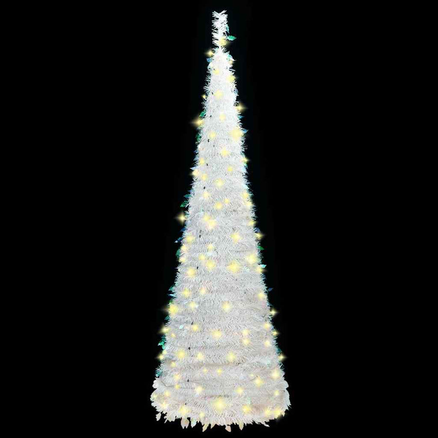 Kunstkerstboom Pop-Up 150 Led's Wit 180 cm