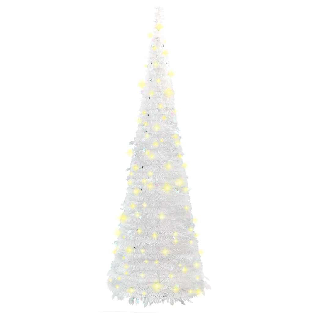 Kunstkerstboom Pop-Up 150 Led's Wit 180 cm