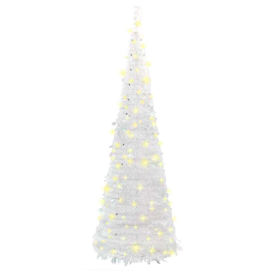 Kunstkerstboom Pop-Up 150 Led's Wit 180 cm