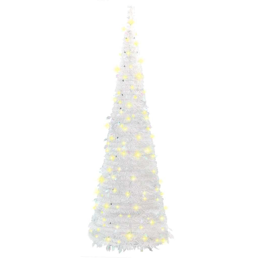 Kunstkerstboom Pop-Up 200 Led's Wit 210 cm