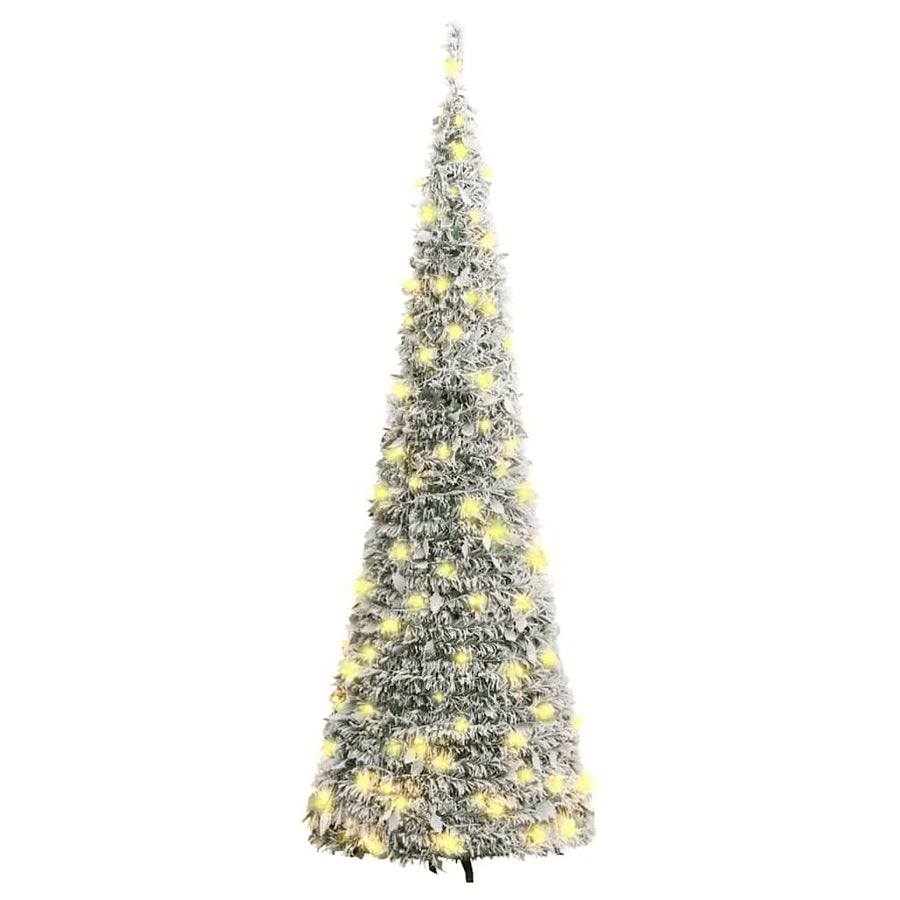 Kunstkerstboom Pop-Up Met Sneeuw 100 Led's 150 cm