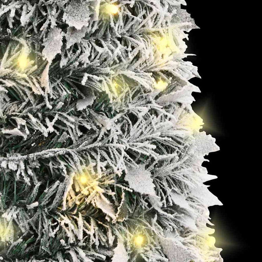Kunstkerstboom pop-up met sneeuw 150 LED's 180 cm