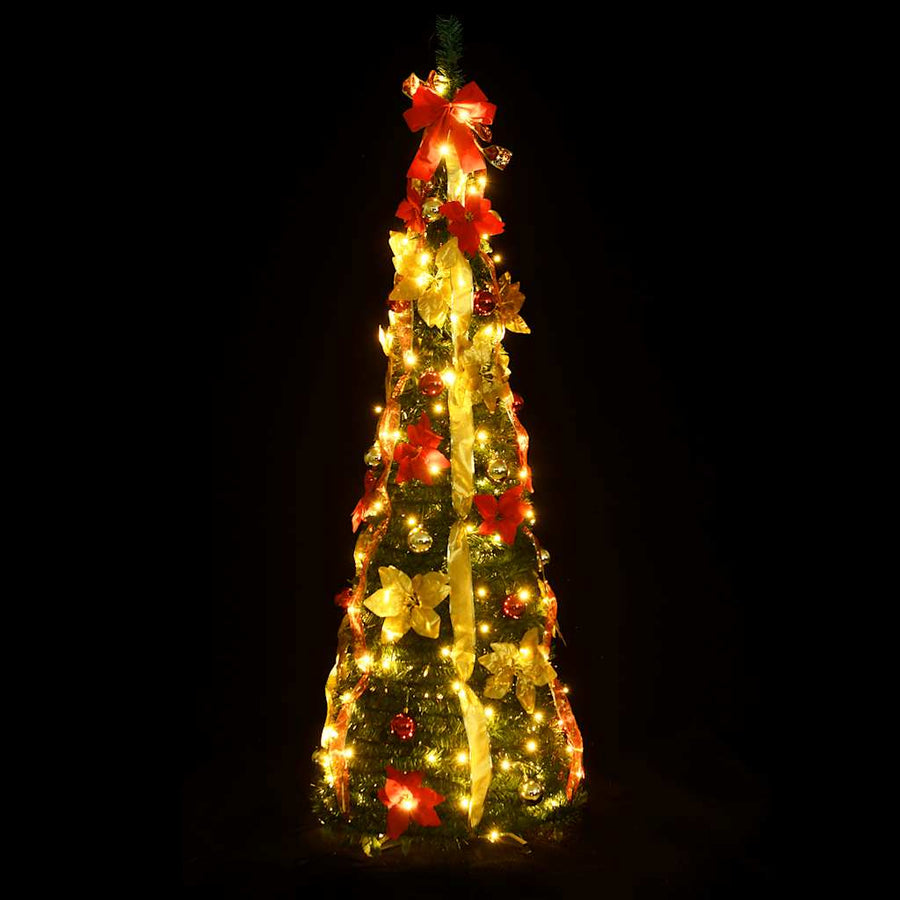 Kunstkerstboom Pop-Up 100 Led's Groen 150 cm