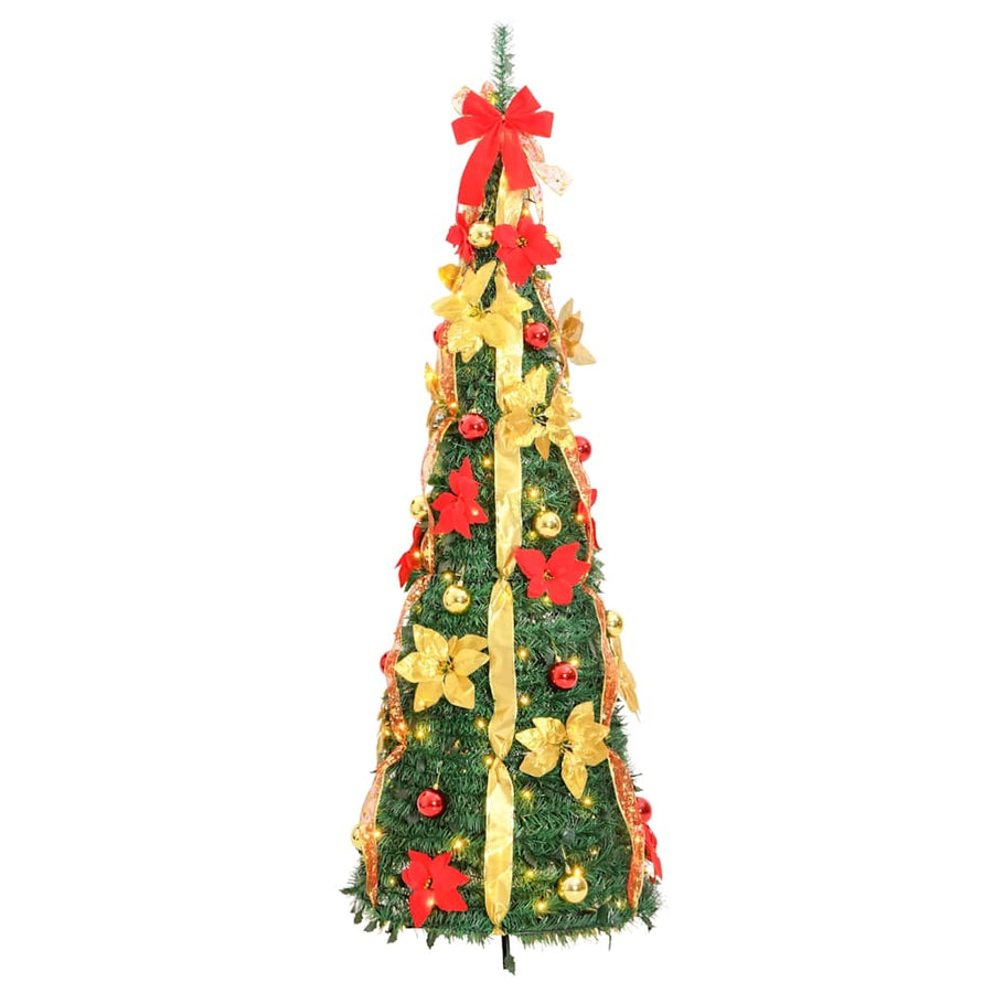 Kunstkerstboom Pop-Up 100 Led's Groen 150 cm