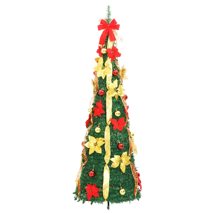 Kunstkerstboom Pop-Up 100 Led's Groen 150 cm