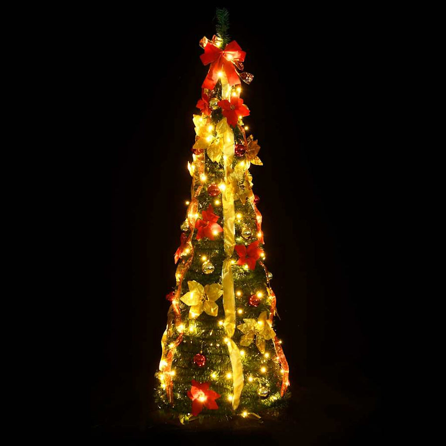 Kunstkerstboom Pop-Up 150 Led's Groen 180 cm