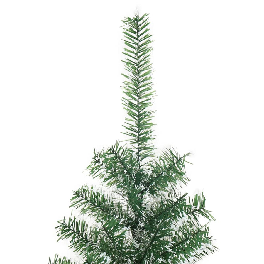 Kunstkerstboom Met Sneeuw Groen Groen 1 1 150 cm