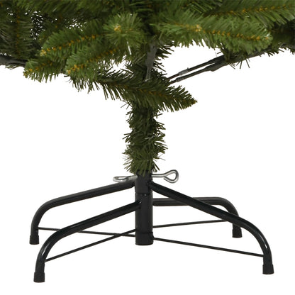 Kunstkerstboom met scharnieren en standaard 150 cm