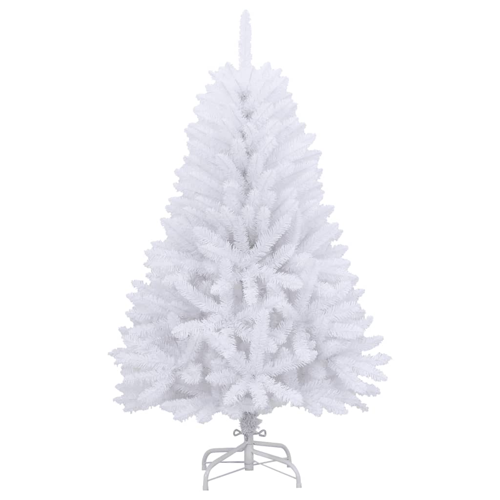 Kunstkerstboom Met Scharnieren En Standaard 1 150 cm Wit