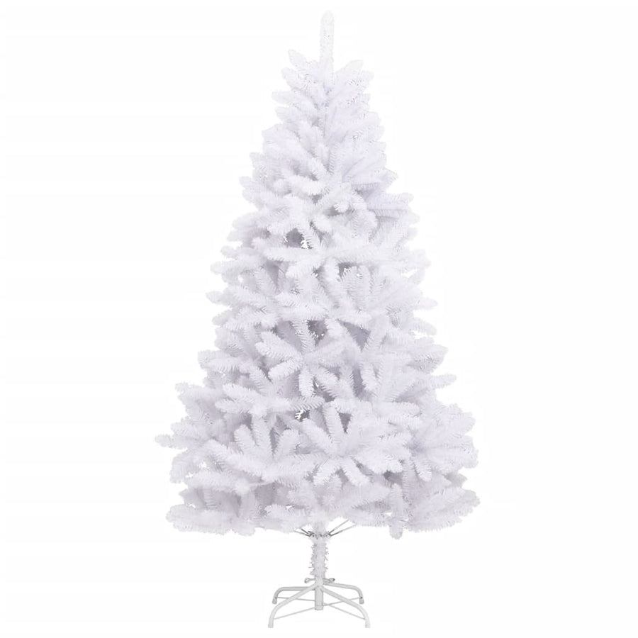 Kunstkerstboom Met Scharnieren En Standaard 1 180 cm Wit